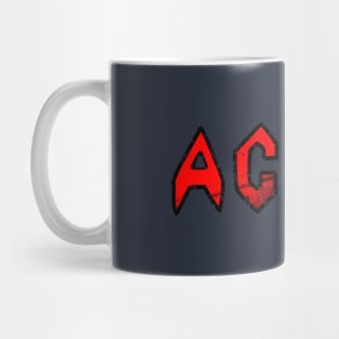 Butt-Head AC/DC Distressed - Red Mug